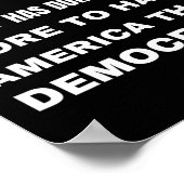 民主党よりもアメリカに害を加えた! ポスター (角)
