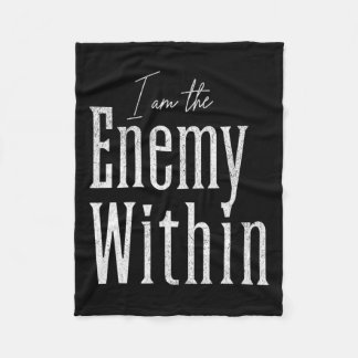 民主党カマラハリスアンチトランプLef内の敵 フリースブランケット