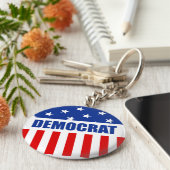 民主党キーチェーン キーホルダー (側面)
