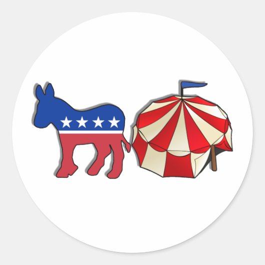 民主党サーカスドンキー ラウンドシール (正面)