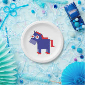 民主党ドンキー ペーパープレート (パーティー)