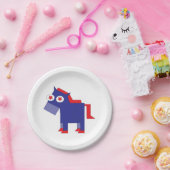 民主党ドンキー ペーパープレート (パーティー)