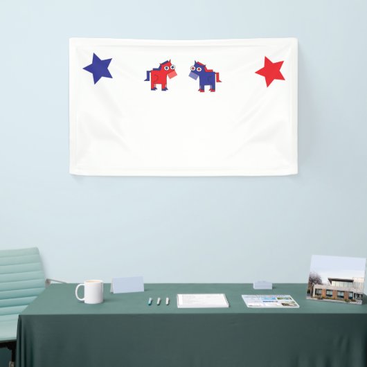 民主党ドンキー 横断幕 (トレードショー)