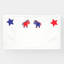 民主党ドンキー 横断幕