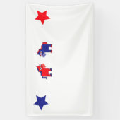 民主党ドンキー 横断幕 (縦)