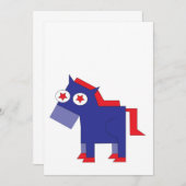 民主党ドン空白のキー 招待状 (正面/裏面)