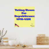 民主党プリント ポスター (キッチン)