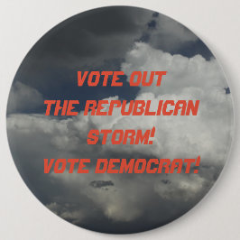 民主党ボタンの投票 缶バッジ