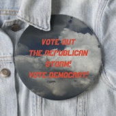 民主党ボタンの投票 缶バッジ (インサイチュ)
