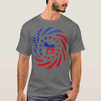 民主党マリカン愛国国旗のシリーズ Tシャツ
