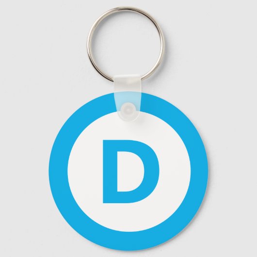 民主党ロゴ キーホルダー (正面)