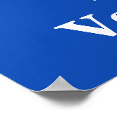 民主党候補のホワイトロバ投票率 ポスター (角)