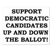 民主党候補を支援… ラバースタンプ (インプリント)