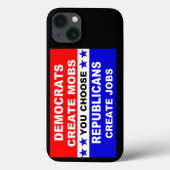 民主党員がモブを作る Case-Mate iPhoneケース (裏面)