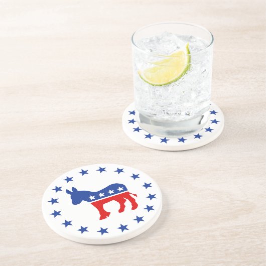 民主党員のろばのコースター コースター (側面)