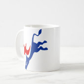 民主党員のろばのマグ コーヒーマグカップ (正面左)