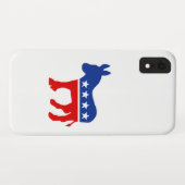 民主党員のろばの例 Case-Mate iPhoneケース (裏面(横))