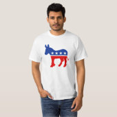 民主党員のろばのTシャツ Tシャツ (正面フル)