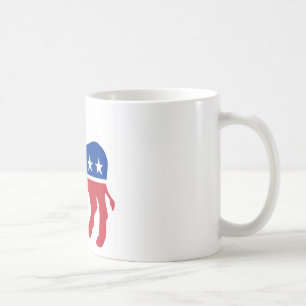 民主党員のろば コーヒーマグカップ