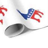 民主党員のろば ラッピングペーパー (ロールコーナー)