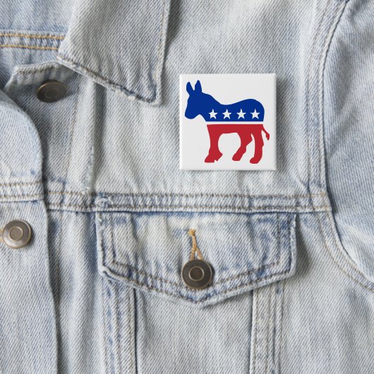 民主党員のろば 缶バッジ (インサイチュ)