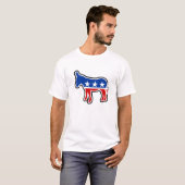 民主党員のろば Tシャツ (正面フル)
