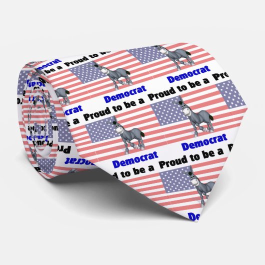 民主党員のタイがあること誇りを持った ネクタイ (ロール)
