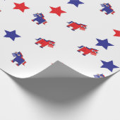 民主党員の包装紙 ラッピングペーパー (角)