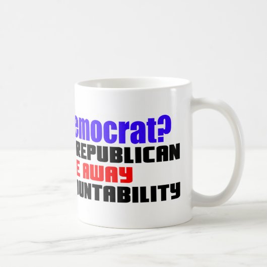 民主党員は何ですか。 コーヒーマグカップ (右)