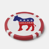 民主党員は勝者です ポーカーチップ (シングル)