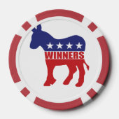 民主党員は勝者です ポーカーチップ (裏面)