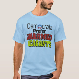 民主党員は非武装の小作人のTシャツを好みます Tシャツ