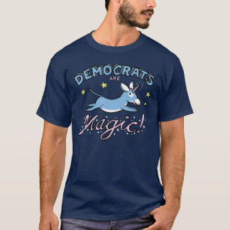 民主党員は魔法のティーです Tシャツ