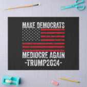民主党員を再びトランプ2024を平凡にする 薄葉紙 (クラフト)