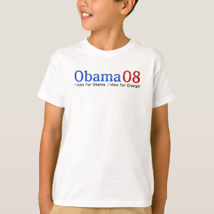 民主党員バラック・オバマの服装のTシャツ Tシャツ