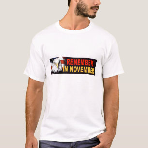 民主党員反"11月に"のTシャツ覚えて下さい Tシャツ