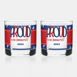 民主党員誇りを持ったになる ウイスキーグラス