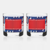 民主党員誇りを持ったになる ウイスキーグラス (右)