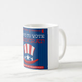 民主党員 コーヒーマグカップ (正面右)