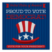 民主党員 ポスター (正面)