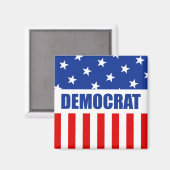 民主党員 マグネット (正面/裏面)