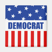 民主党員 マグネット (正面)