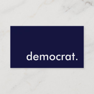 民主党員 名刺