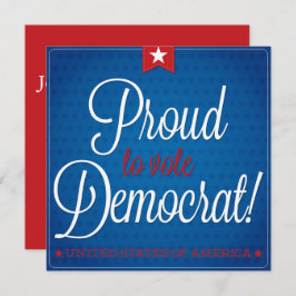 民主党員 招待状