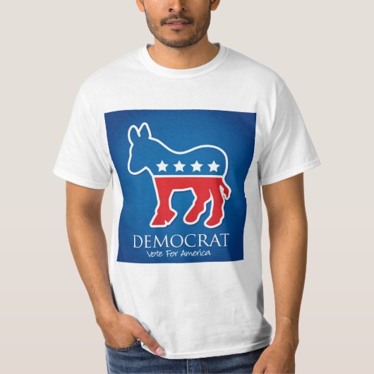民主党員 Tシャツ (正面)