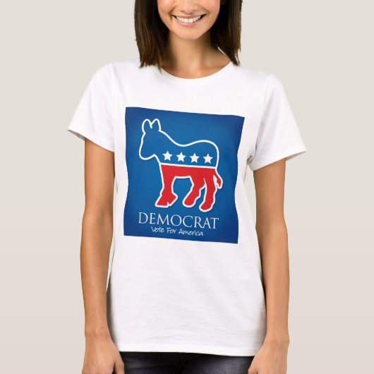 民主党員 Tシャツ (正面)