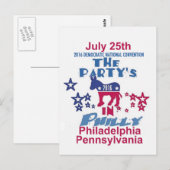 民主党大会 ポストカード (正面/裏面)