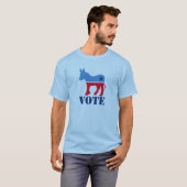 民主党投票 Tシャツ (正面フル)