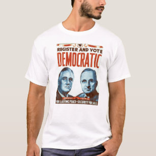 民主党投票 Tシャツ