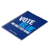 民主党政権の党は誰でも青くカスタム投票する ノートブック (左側)